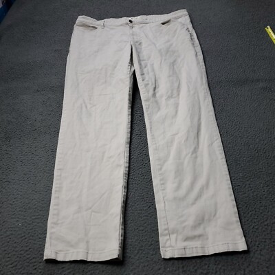 Goodthreads Pants Mens 42x34 Slim Fit Chino Khaki Cream Tan Casual