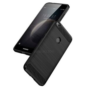 For Huawei P9 Lite Carbon Fibre Gel Case Cover Ultra Slim Shockproof Hybrid Ebay