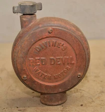 Rare antique Divine Water Motor Utica NY pat 1905 Red Devil Turbine collectible