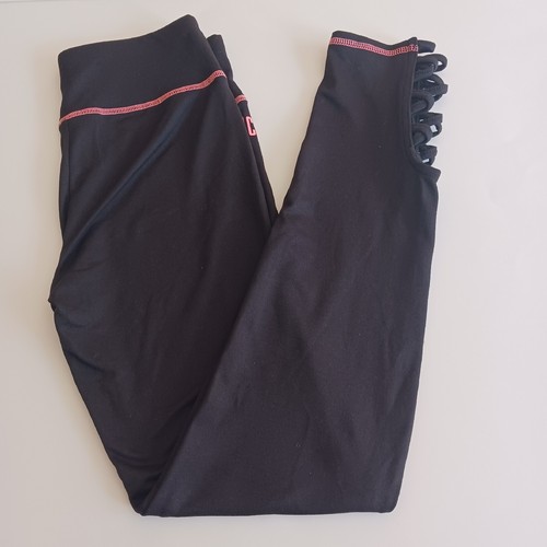 NWT Justice Girls Black ,orange Active Leggings Full Size 12 - Picture 13 of 13