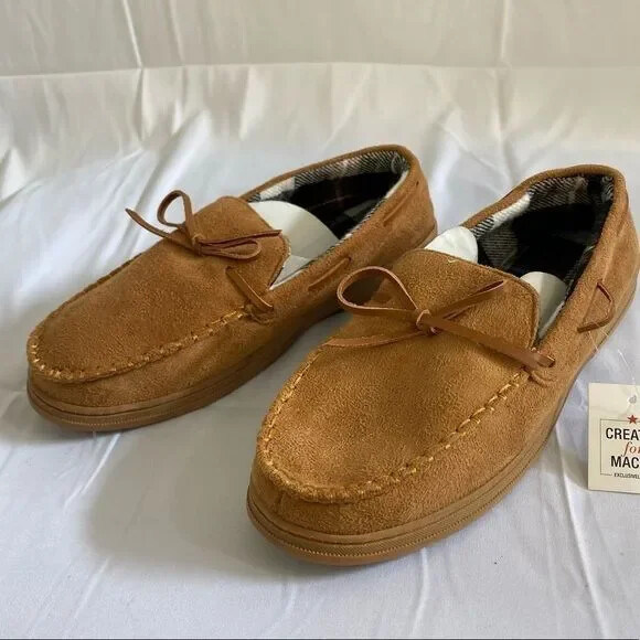 Gold Toe Memory Foam Men’s Slippers Tan Size Medium(9) New in Box $38