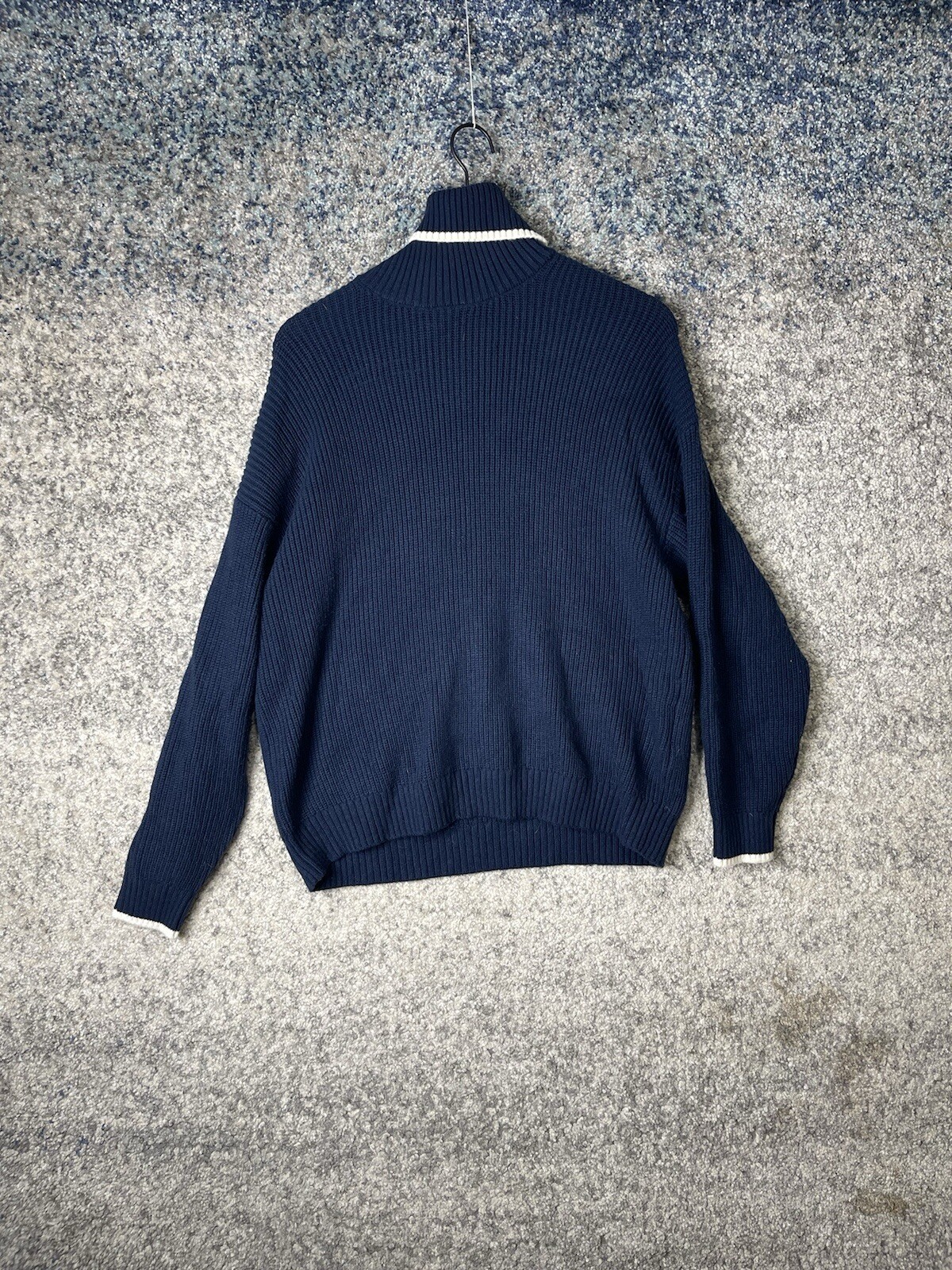 NOISY MAY Womens Nmfafol L/S High Neck Knit Navy  Blazer Contrast Blue Medium image 2