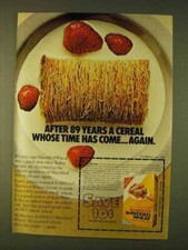 1979 Nabiso Shredded Wheat Ad - After 89 Years