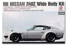 1/24 Rb Nissan Fairlady 240Z Wide Body Detail Up Kit Hobby Design Hd03-0533