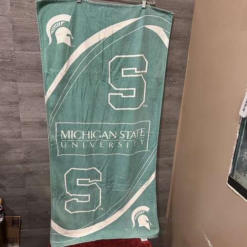 College Flags & Banners Michigan State Spartans Running Sparty Garden Flag - View #6