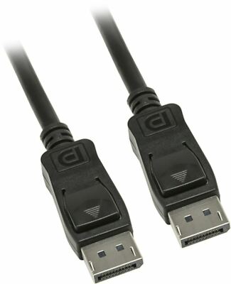 NEW Dynex DX-PD06500 6-Foot DisplayPort-to-DisplayPort Cable Black
