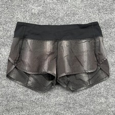 Lululemon Shorts Women 4 Black Speed Up 2" Lined Running Athleisure Yoga Train