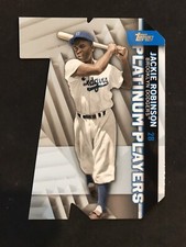 JACKIE ROBINSON - 2021 Topps Series 1 - Platinum Players Die-Cut PDC-5 DODGERS