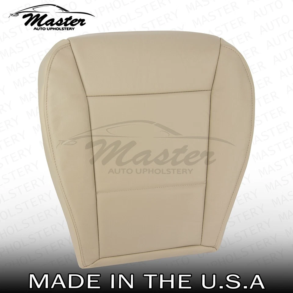 Fundas de asiento de vinilo beige inferior izquierda y derecha para Subaru Tribeca 2006-2009 Foto 4 de 4