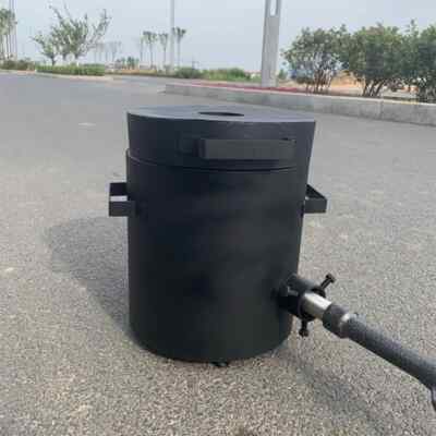 Melting Furnace Kit Propane Graphite Crucible Tongs 1300°C Casting Refining