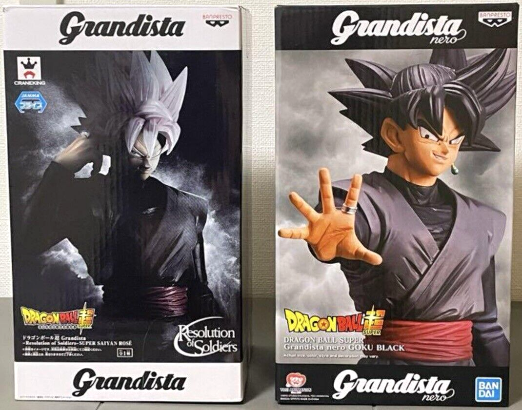 Dragon Ball Super Goku Black & Super Saiyan Rose Figure Grandista