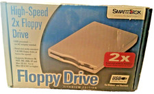 Verbatim SmartDisk Titanium 2x USB 2.0 External Floppy Disk Drive FDUSB-TM2