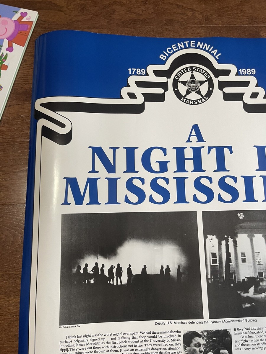 United States Marshal's Service Bicentennial 1989 A Night In