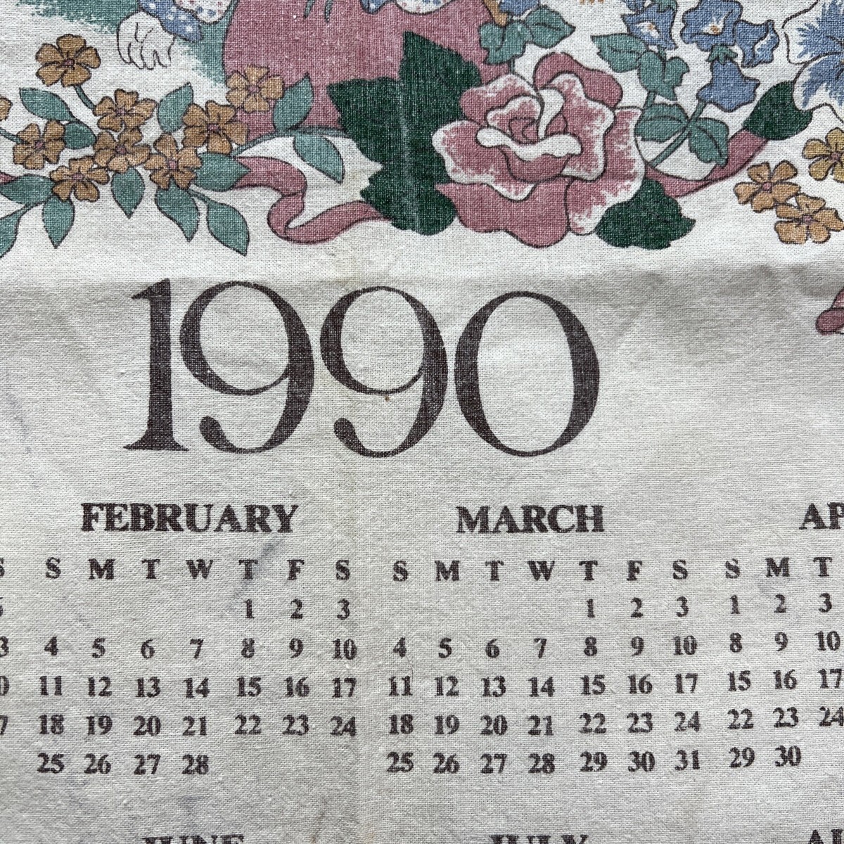 X 1990年 Rose & Blood Calendar X JAPAN 1990年オフィシャル・カレンダー X Rose & Blood 表紙入れて7