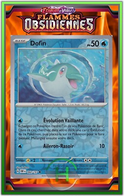 Dofin Reverse - EV3:Obsidianische Flammen - 060/197 - Pokemon Karte DE Neu