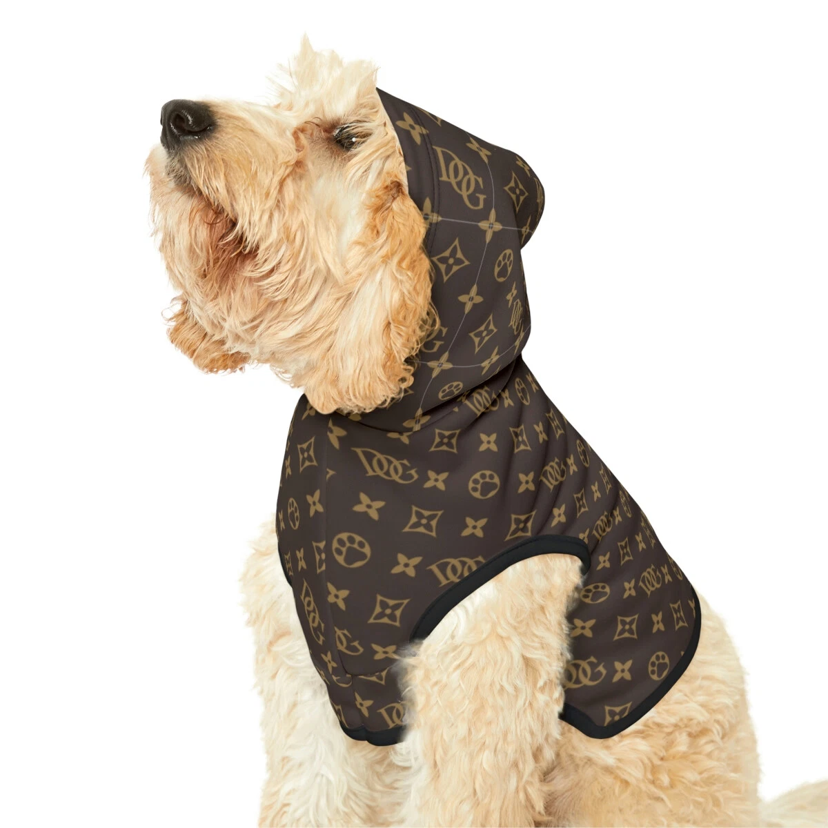 Dog Hoodie Fashion Victim Luxury Pet Clothes Trendy Famous brand exclusive