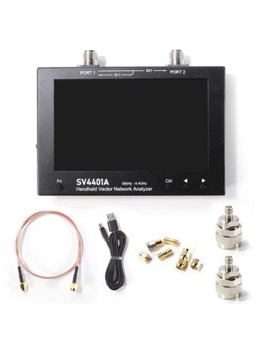 Analizzatore di rete vettoriale portatile 50KHz-4,4GHz 7" analizzatore touch screen - Foto 11 di 16