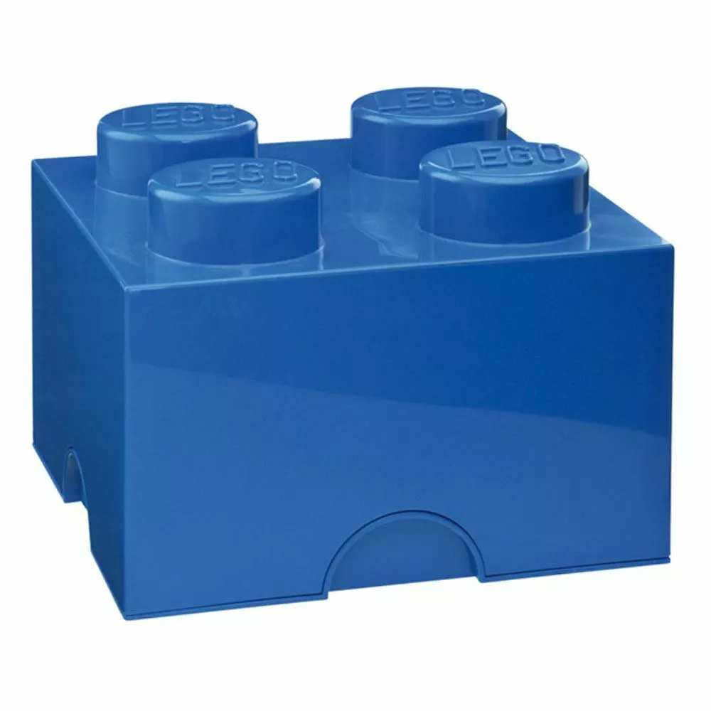 STORAGE BRICK with 4 Knobs Lego 4003 Blue NO Box Good Cond Rare Ships FAST