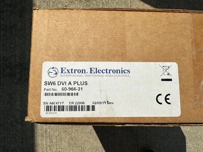 EXTRON ELECTRONICS SW2 DVI A Plus 60-966-21 Sealed New Box