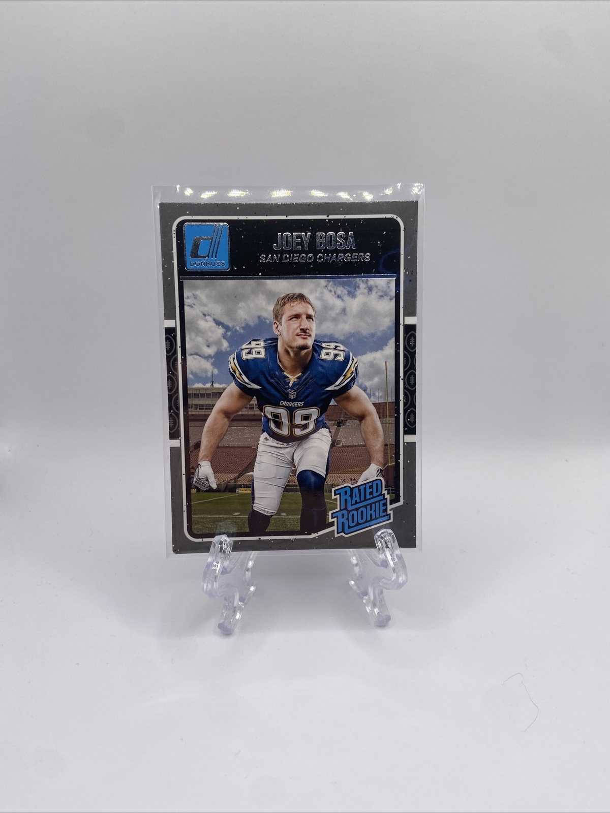 JOEY BOSA Donruss RATED ROOKIE CARD Los Angeles Chargers Football 2016 NFL RC