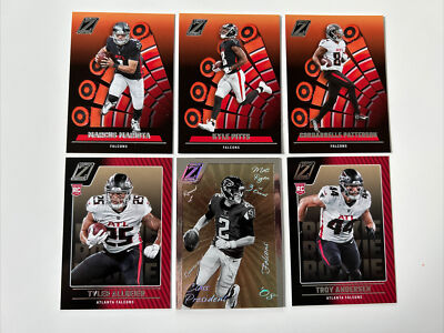 2022 Panini Zenith Football Lot (6) - Atlanta Falcons - RYAN CP, PITTS, ALLGEIER