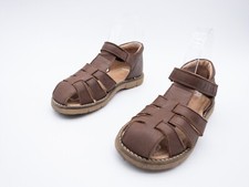 Pom Pom Kinder Sandale Halbschuh Freizeitschuh Leder braun Gr. 30 EU Art.8527-50