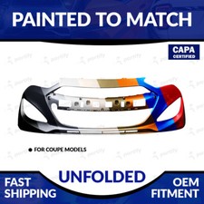 New Painted Capa Cert Unfolded Front Bumper For 2013-2016 Hyundai Genesis Coupe