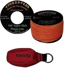 Arborist Throw Line Kit - Ultra Slick 100 166' Rope With 15 Oz Throw Bag
