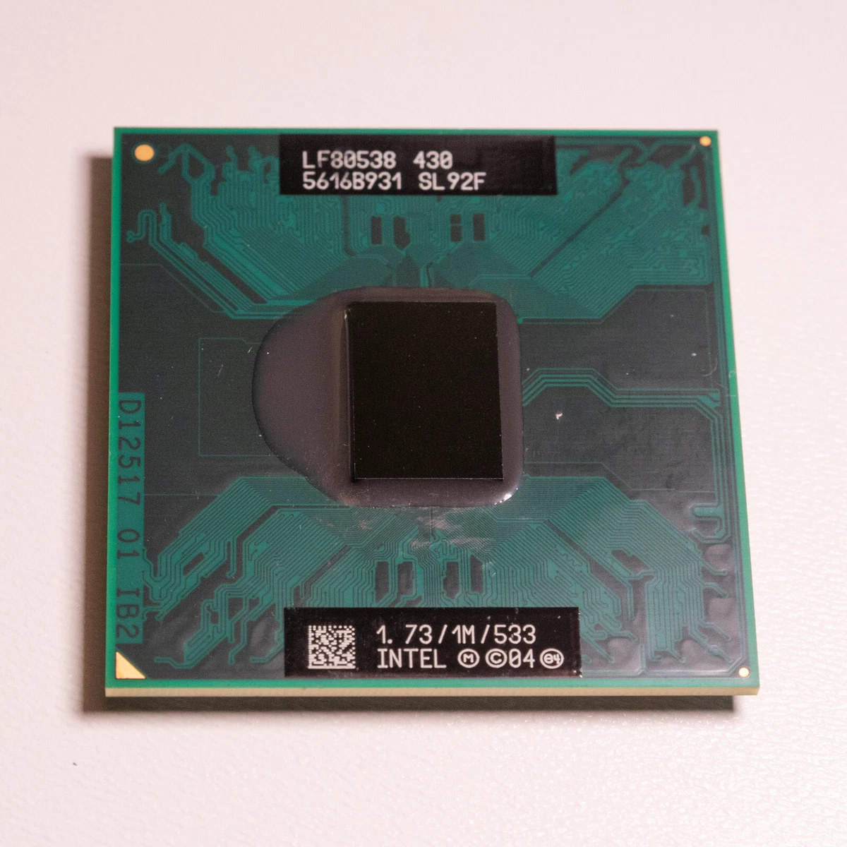 Processeur Intel Core 2 Duo Mobile T2050 – 1.6GHz, 2Mo Cache, Socket M – Fonctionnel