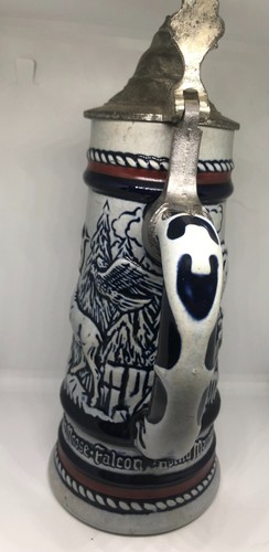 Vintage Brazil Made Avon Handcrafted 1980 Ceramic Wildlife Beer Stein - Picture 3 of 5
