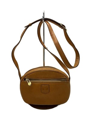 CELINE Shoulder Bag Leather Camel Total Pattern M10 Used | eBay