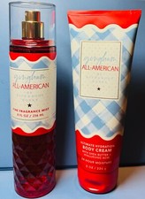  NEW GINGHAM ALL AMERICAN  2PC GIFT SET  Bath  Body Works - SHIPS FREE 