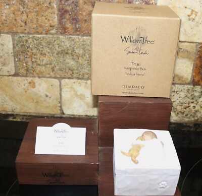 Willow Tree True - Truly a Friend Keepsake Box Demadaco Susan Lordi #26603