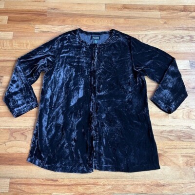 eileen fisher velvet tunic top