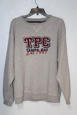 TPC Tampa Bay Golf Club x Ahead Golf / Cotton Blend Gray Sweatshirt Men MEDIUM