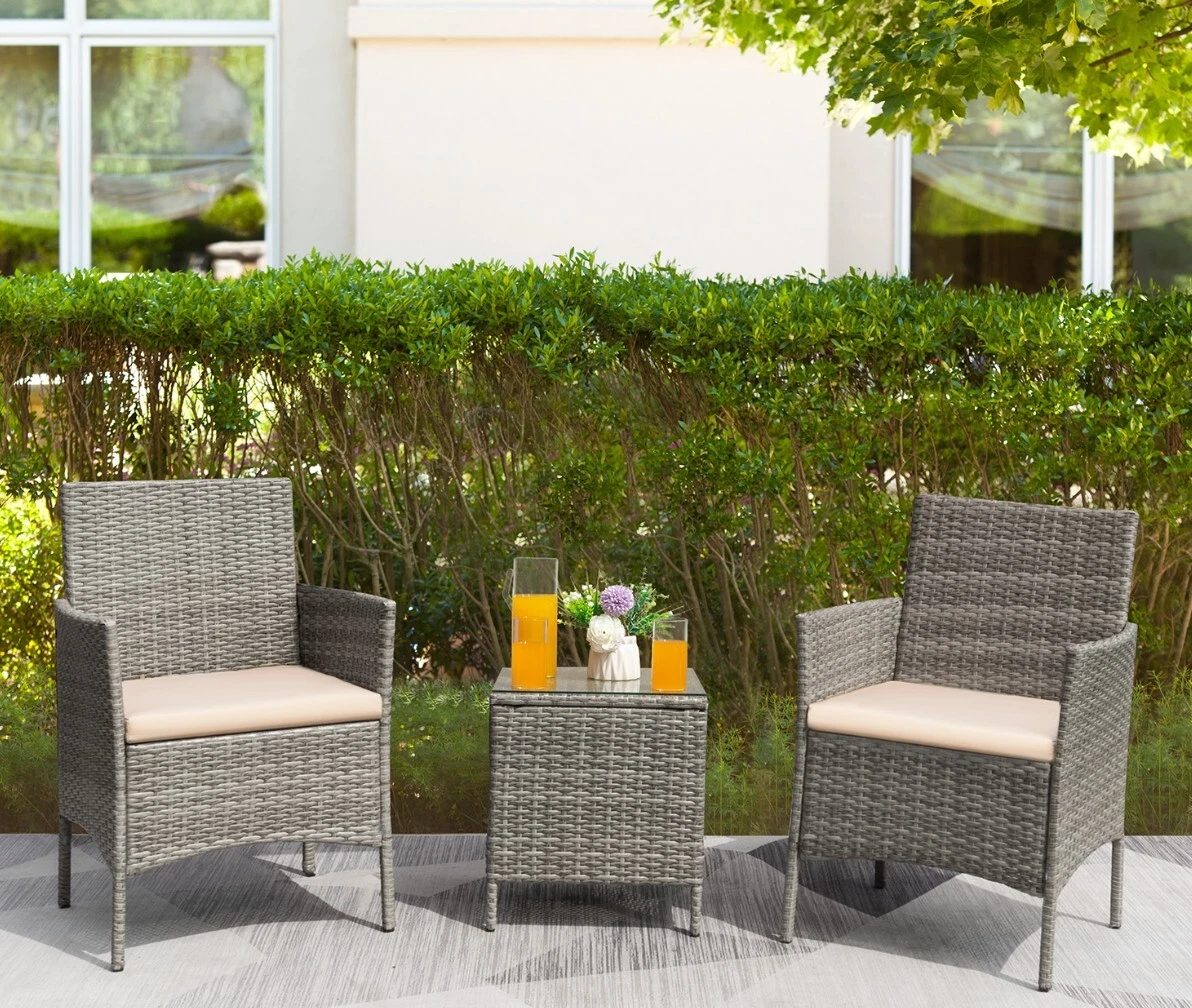 Devoko patio porch online furniture sets 3 pieces