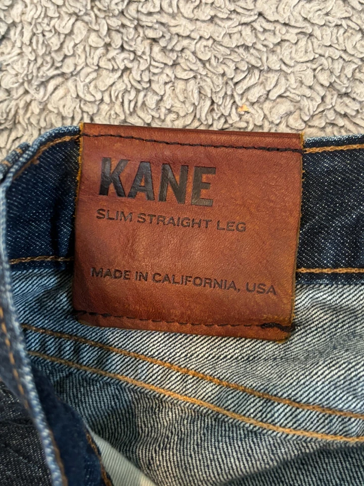 J Brand Jeans Mens 38 Kane Slim Straight Leg Dark Wash Blue Boone 100% Cotton - Image 2 of 4