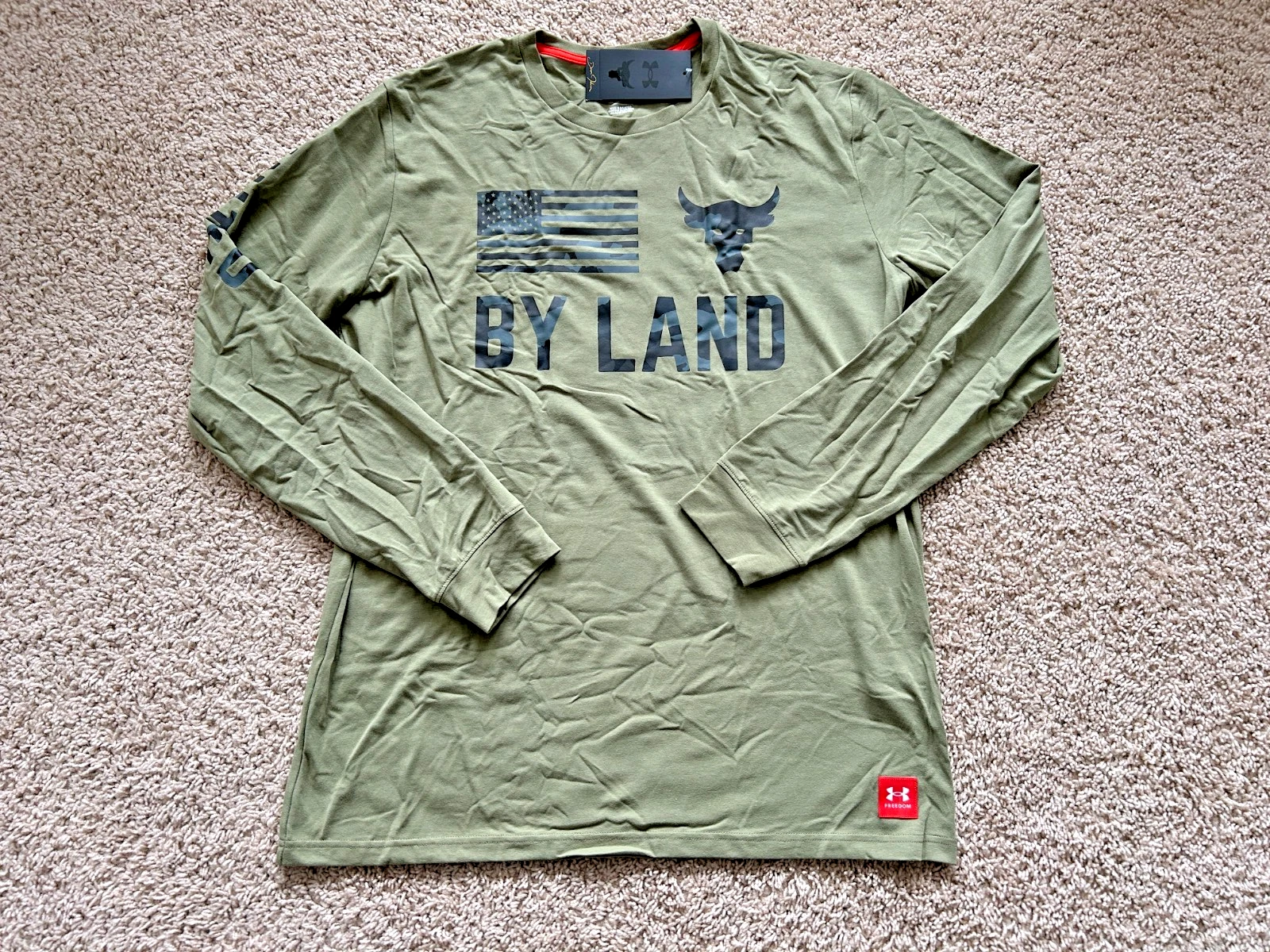 Under Armour Project Rock Veterans Day By Land Long Sleeve Shirt