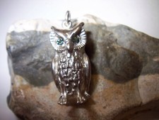 WMM-Werner Müller-Mannheim-super piękny wisiorek-Krafttier-Sowa-Uhu-935-Srebro