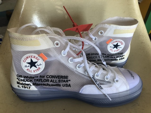 off white converse sample