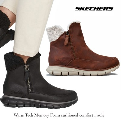 skechers winter ankle boots
