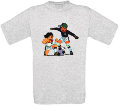 Kickers Ganbare! Mario Gregor Kikkazu Kult Anime Fanmade T-Shirt NEU