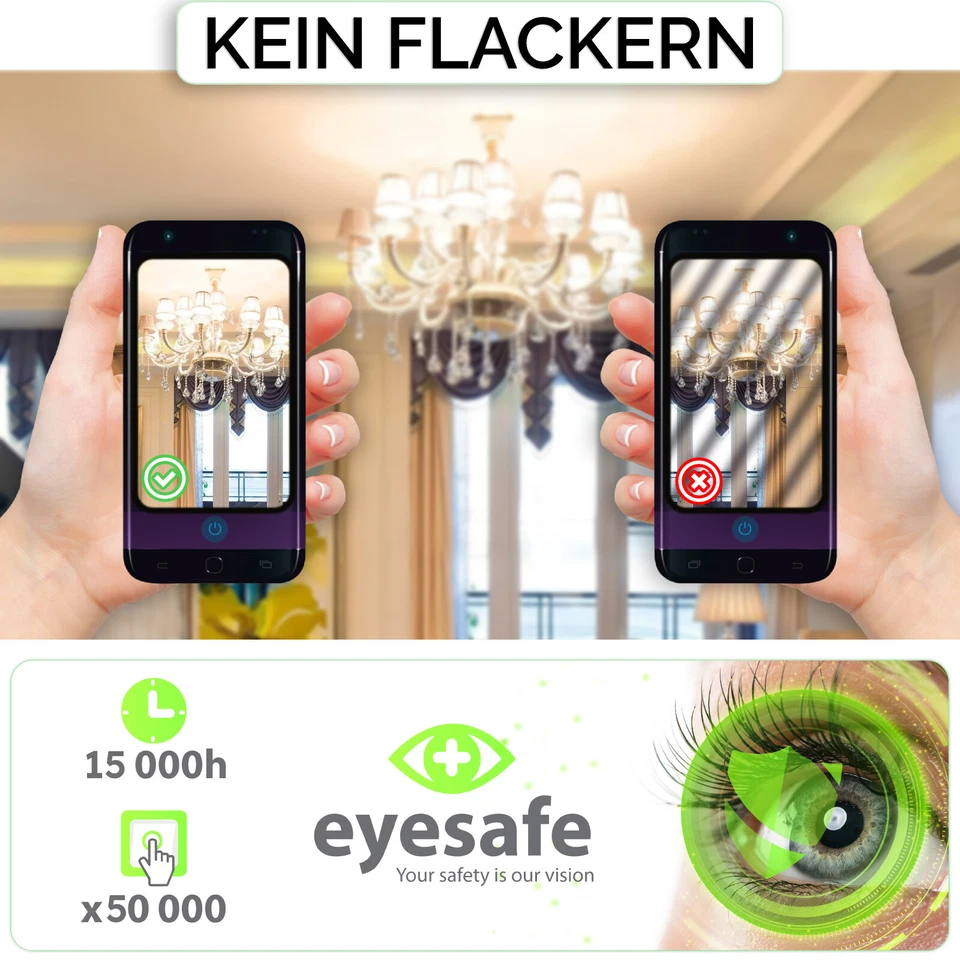 LUMILED 10x MR16 LED GU5.3 Leuchtmittel 6W Warmweiß/Neutralweiß SMD Licht 12V - Bild 4 von 4