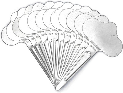 Bosmere Wren Professional 6-1/2-Inch Stainless Steel Re-Usable Plant Labels (Pac