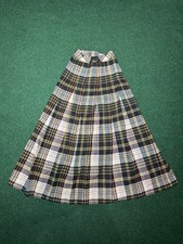 Vintage The Villagers Wool Blend Plaid Midi Pleated Womens 6 Retro Skirt