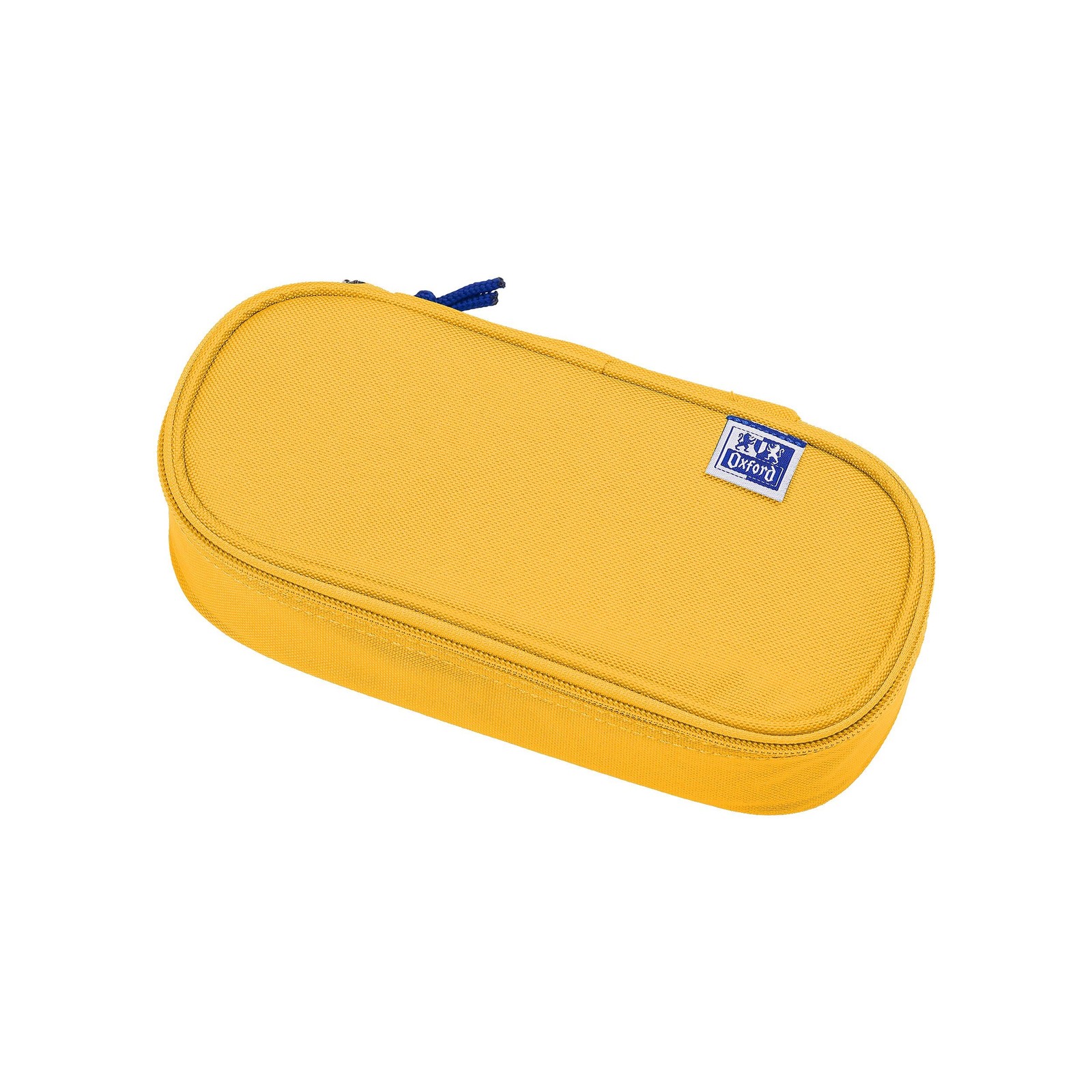 Оксфордский овальный пенал для девочек и мальчиков с держателем ручки прочного желтого цвета