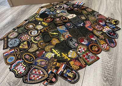 Kroatische Armee Kroatien - Patches, Ärmelschild, Stoffabzeichen 
