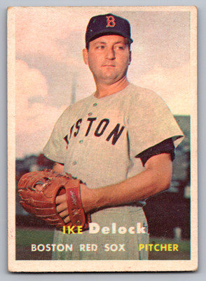 1957 TOPPS #63 IKE DELOCK RED SOX