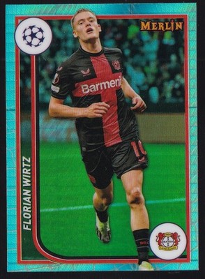 2024 TOPPS MERLIN AQUA PRISM FLORIAN WIRTZ BAYERN LEVERKUSEN #20