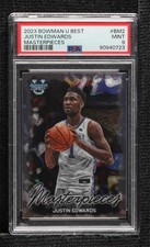 2023-24 Bowman U Best Bowman Masterpieces Justin Edwards #BM-2 PSA 9 MINT n0c